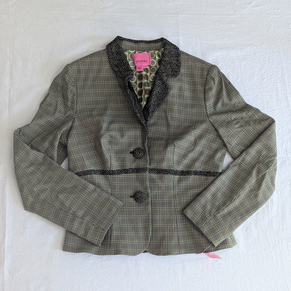 Phoebe Chic Plaid Women's Jacket
